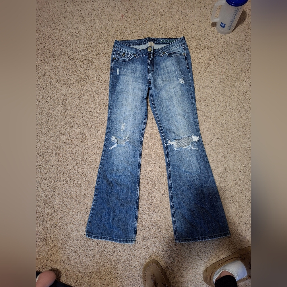 Arizona- Women's Distressed Blue Jeans (5)